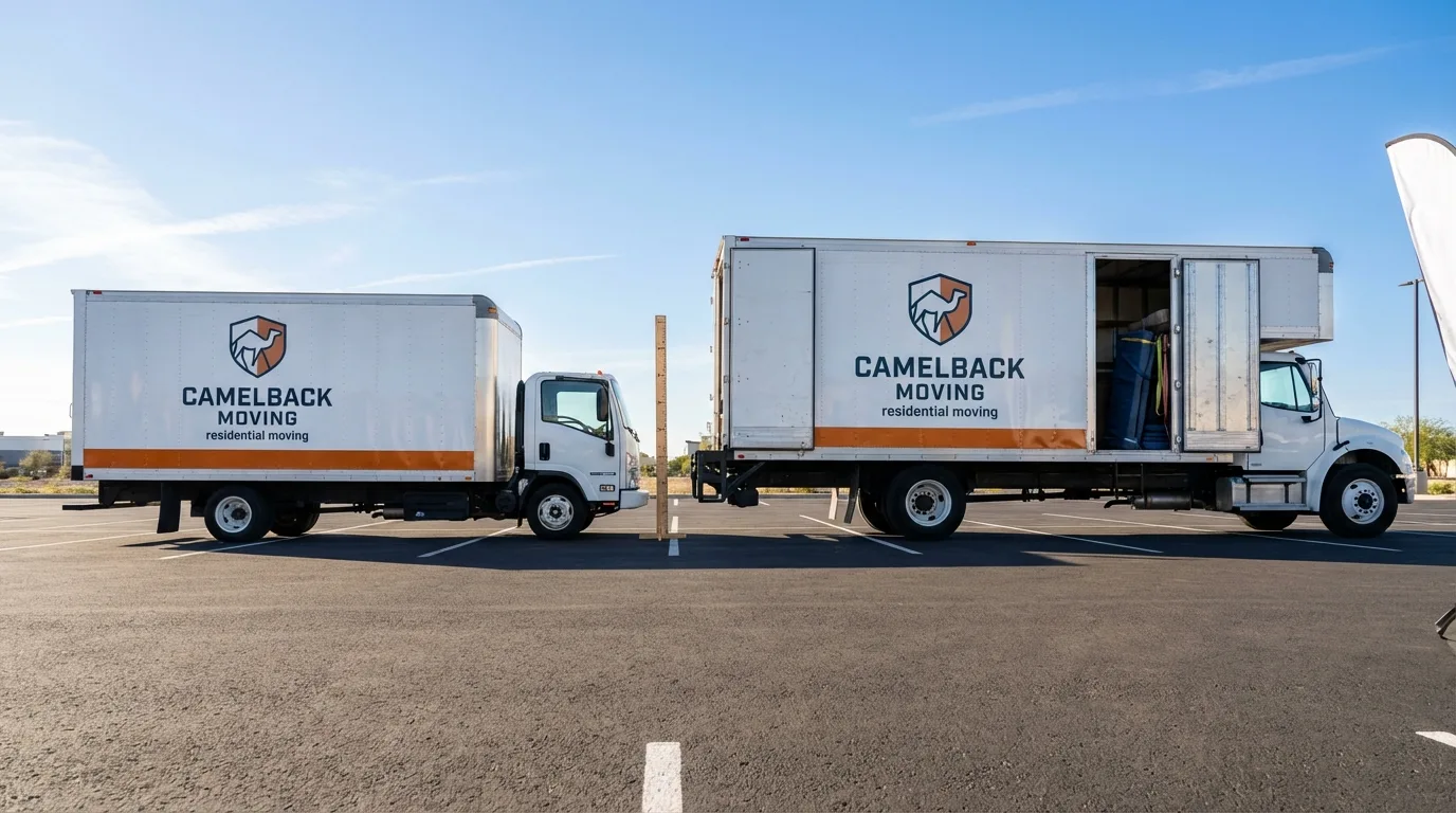 Moving truck size capacity guide in Canby